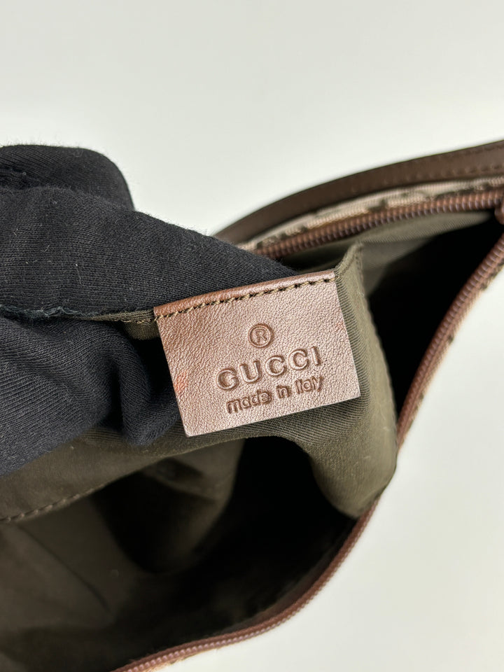 Vintage Gucci Banana Bag pink, rosa second hand gucci handtasche