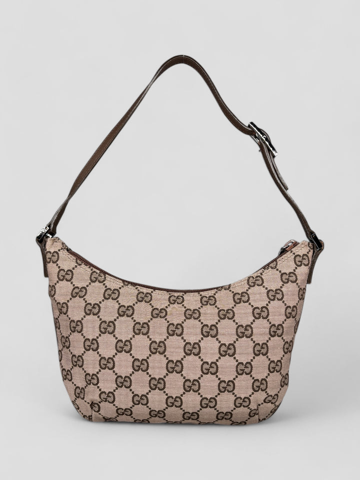 Vintage Gucci Banana Bag pink, rosa second hand gucci handtasche