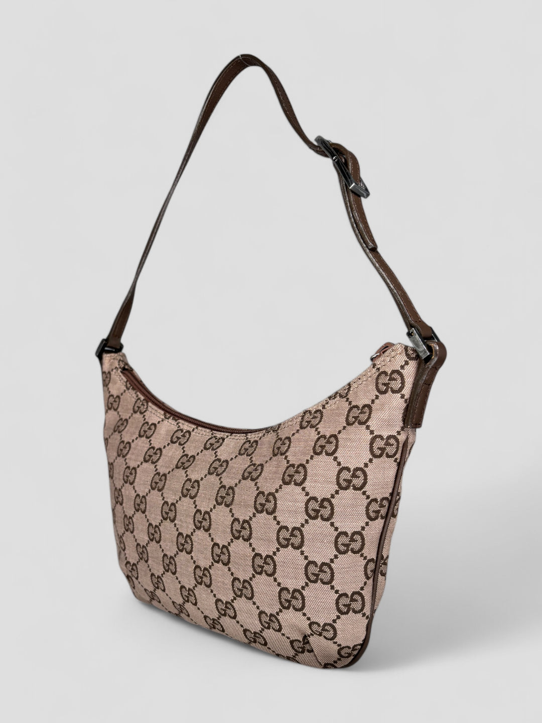 Vintage Gucci Banana Bag pink, rosa second hand gucci handtasche