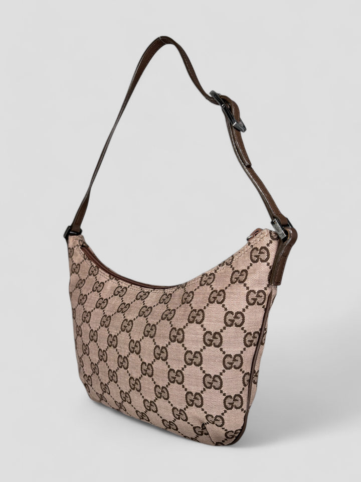 Vintage Gucci Banana Bag pink, rosa second hand gucci handtasche