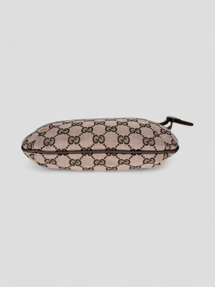 Vintage Gucci Banana Bag pink, rosa second hand gucci handtasche