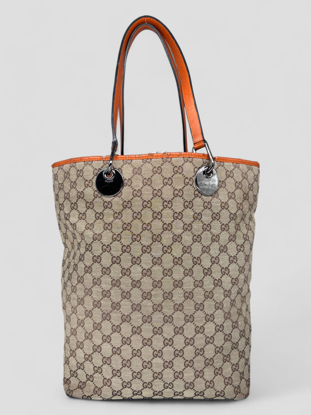 Vintage Gucci Damen Shopper Beige, Second-Hand Gucci Tote Bag Beige