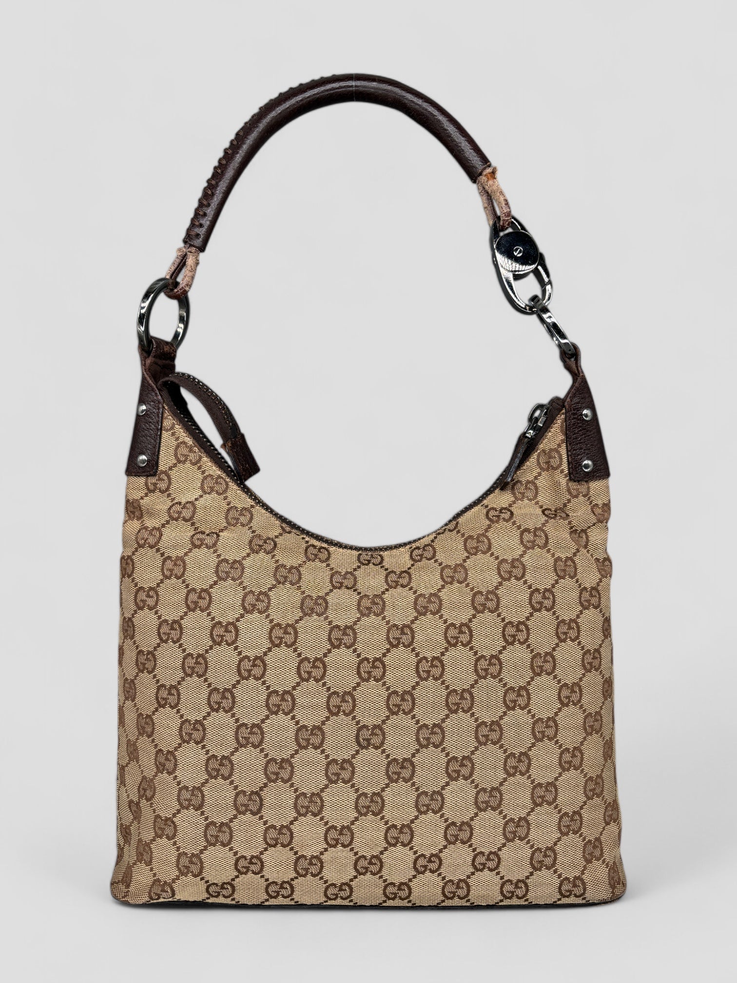 Gucci Hobo Leather Handbag SANZVintage Vintage Designer Fashion