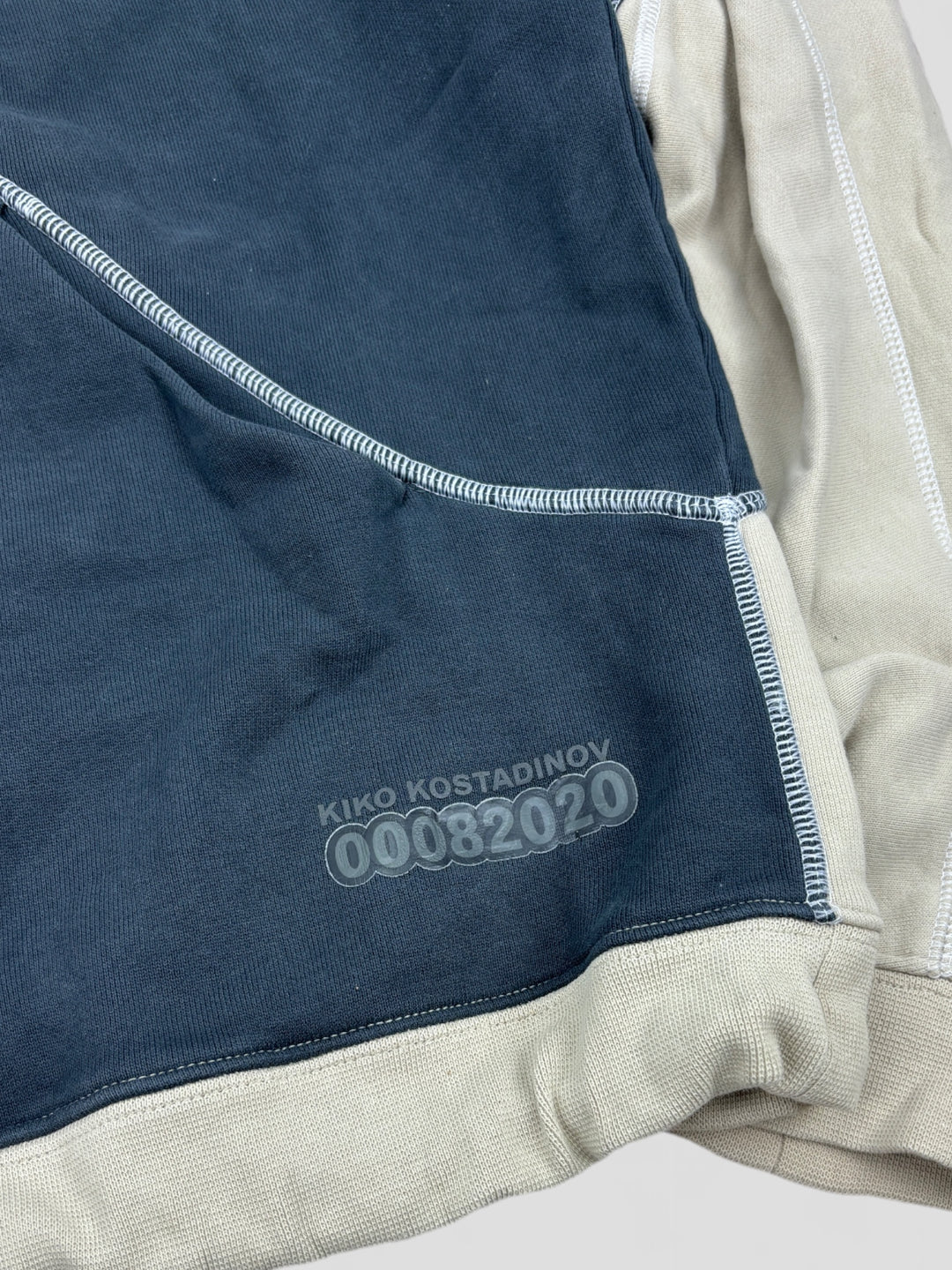 Vintage Kiko x Asics Sweater, pullover beige schwarz