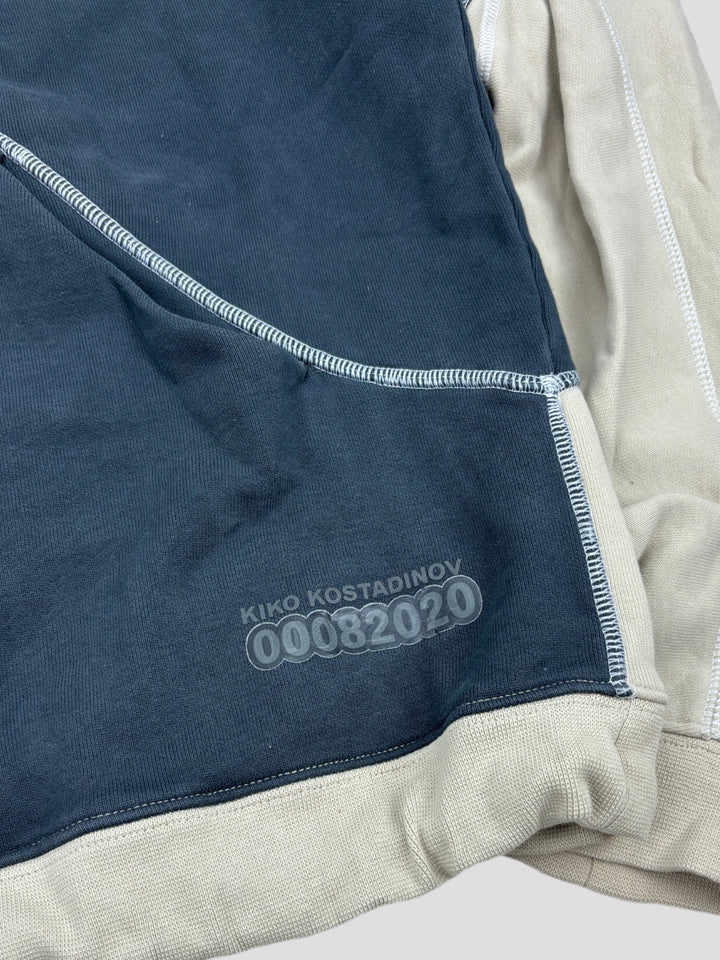 Vintage Kiko x Asics Sweater, pullover beige schwarz