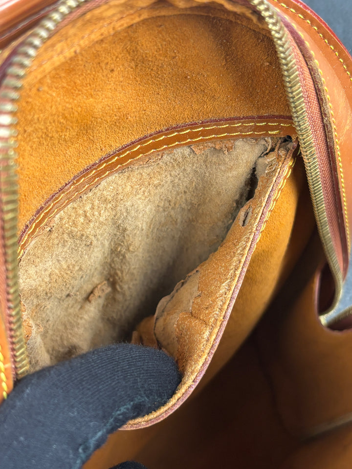 Vintage Louis Vuitton Unisex Epi Leder Rucksack Orange, Second-Hand Louis Vuitton Backpack Orange