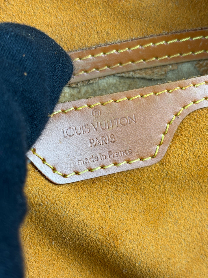 Vintage Louis Vuitton Unisex Epi Leder Rucksack Orange, Second-Hand Louis Vuitton Backpack Orange