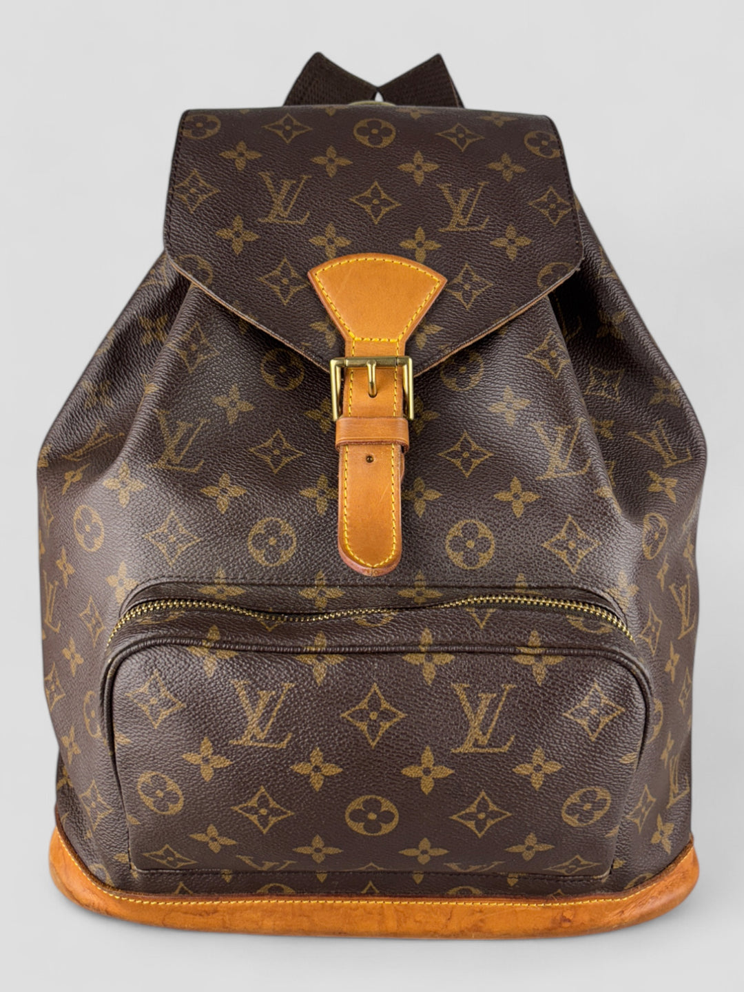 Vintage Louis Vuitton Unisex Monogram Canvas Rucksack Braun, Second-Hand Louis Vuitton Backpack Brown