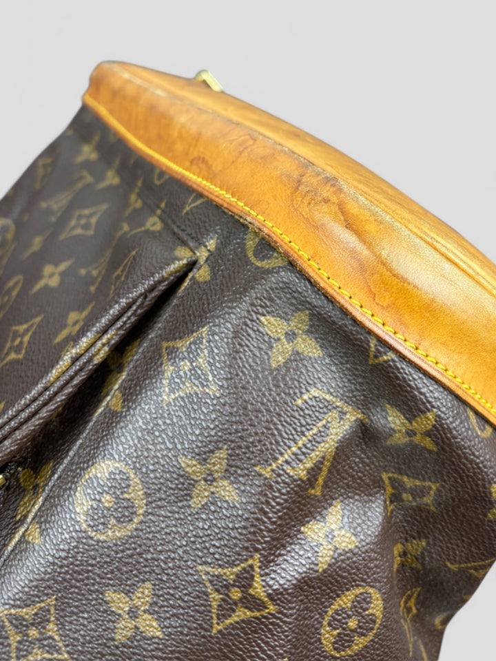 Vintage Louis Vuitton Unisex Monogram Canvas Rucksack Braun, Second-Hand Louis Vuitton Backpack Brown