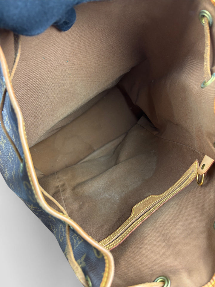 Vintage Louis Vuitton Unisex Monogram Canvas Rucksack Braun, Second-Hand Louis Vuitton Backpack Brown