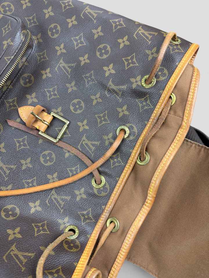 Vintage Louis Vuitton Unisex Monogram Canvas Rucksack Braun, Second-Hand Louis Vuitton Backpack Brown