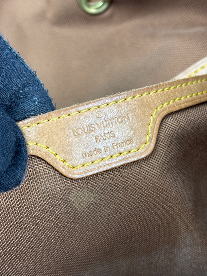 Vintage Louis Vuitton Unisex Monogram Canvas Rucksack Braun, Second-Hand Louis Vuitton Backpack Brown