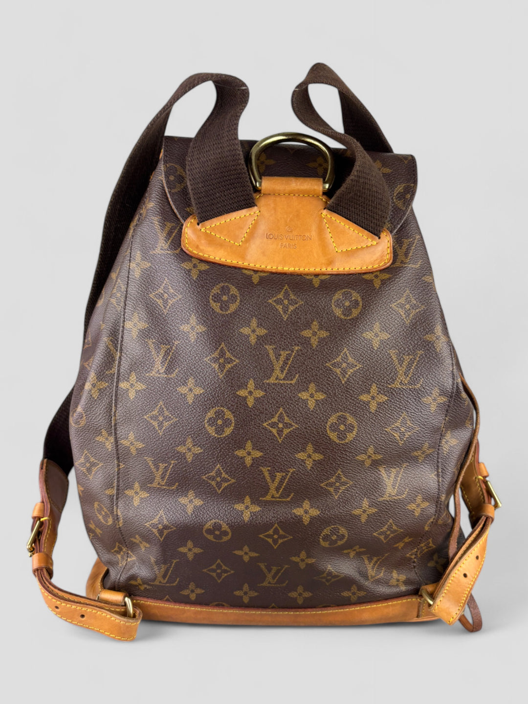 Vintage Louis Vuitton Unisex Monogram Canvas Rucksack Braun, Second-Hand Louis Vuitton Backpack Brown