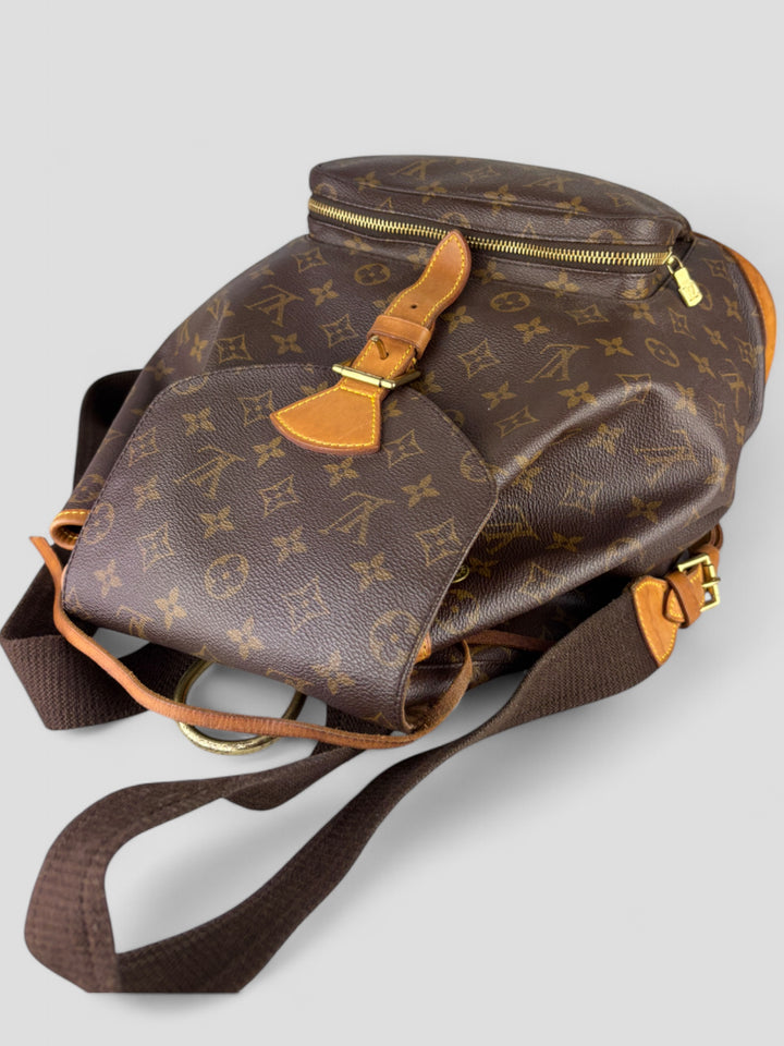 Vintage Louis Vuitton Unisex Monogram Canvas Rucksack Braun, Second-Hand Louis Vuitton Backpack Brown