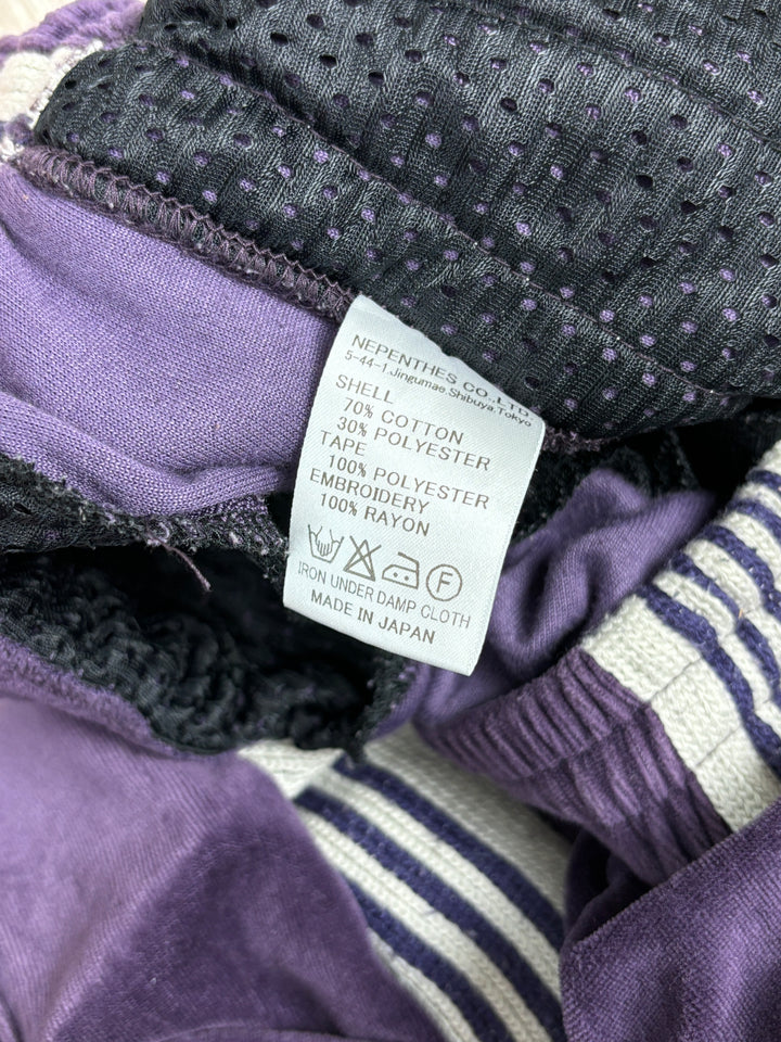 Vintage Needles Velour Sweatpants purple, lila needles second hand jogginghose