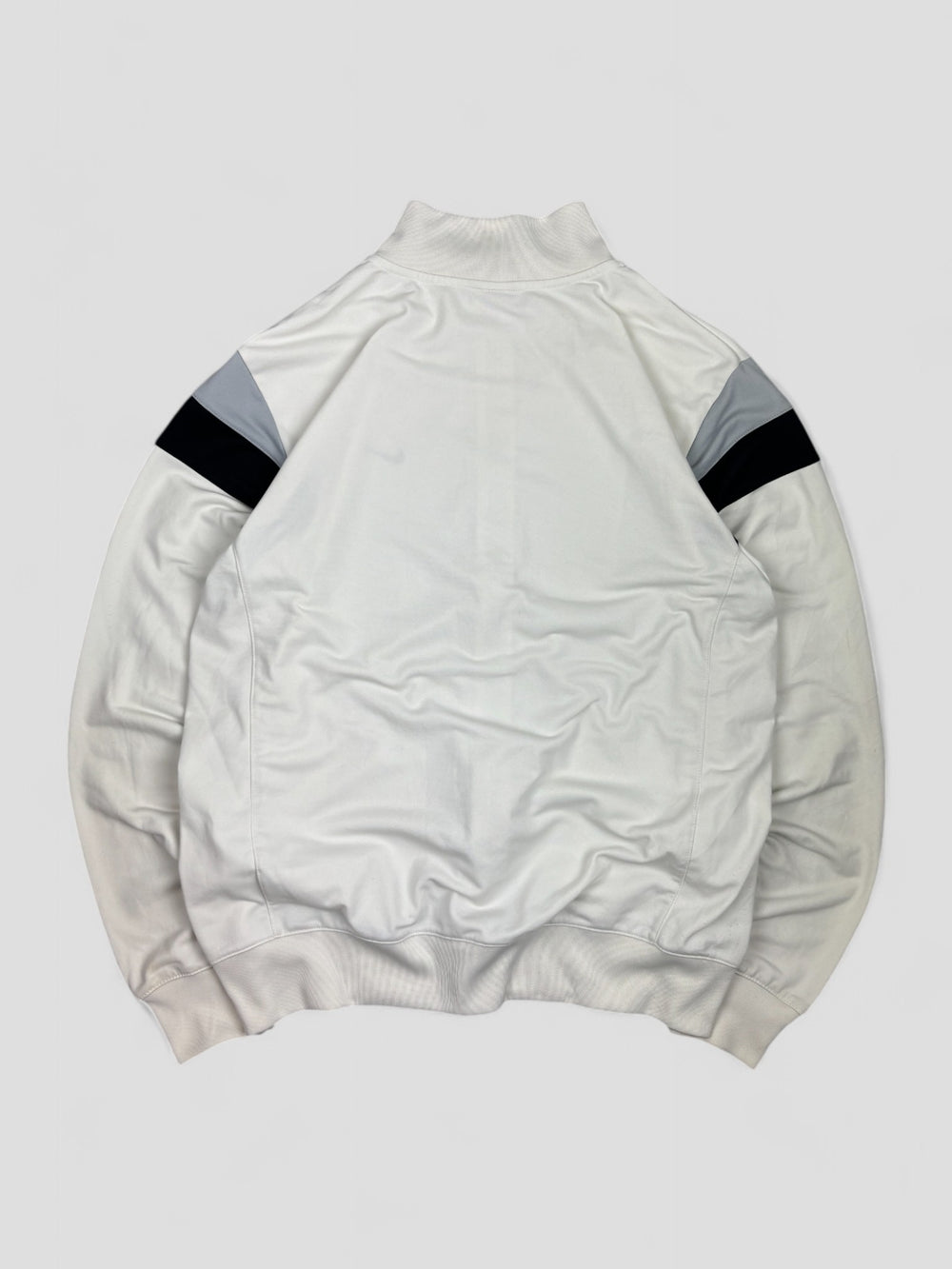 Vintage Nike Herren Full Zip Pullover in weiß, second hand nike full zip sweater white men