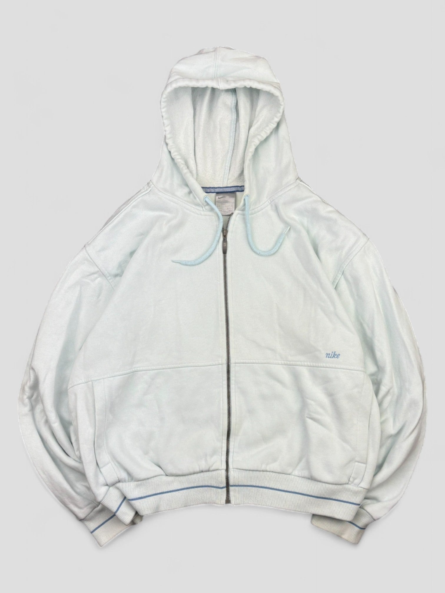 Nike Hoodie Babyblue M selected vintage and designer pieces