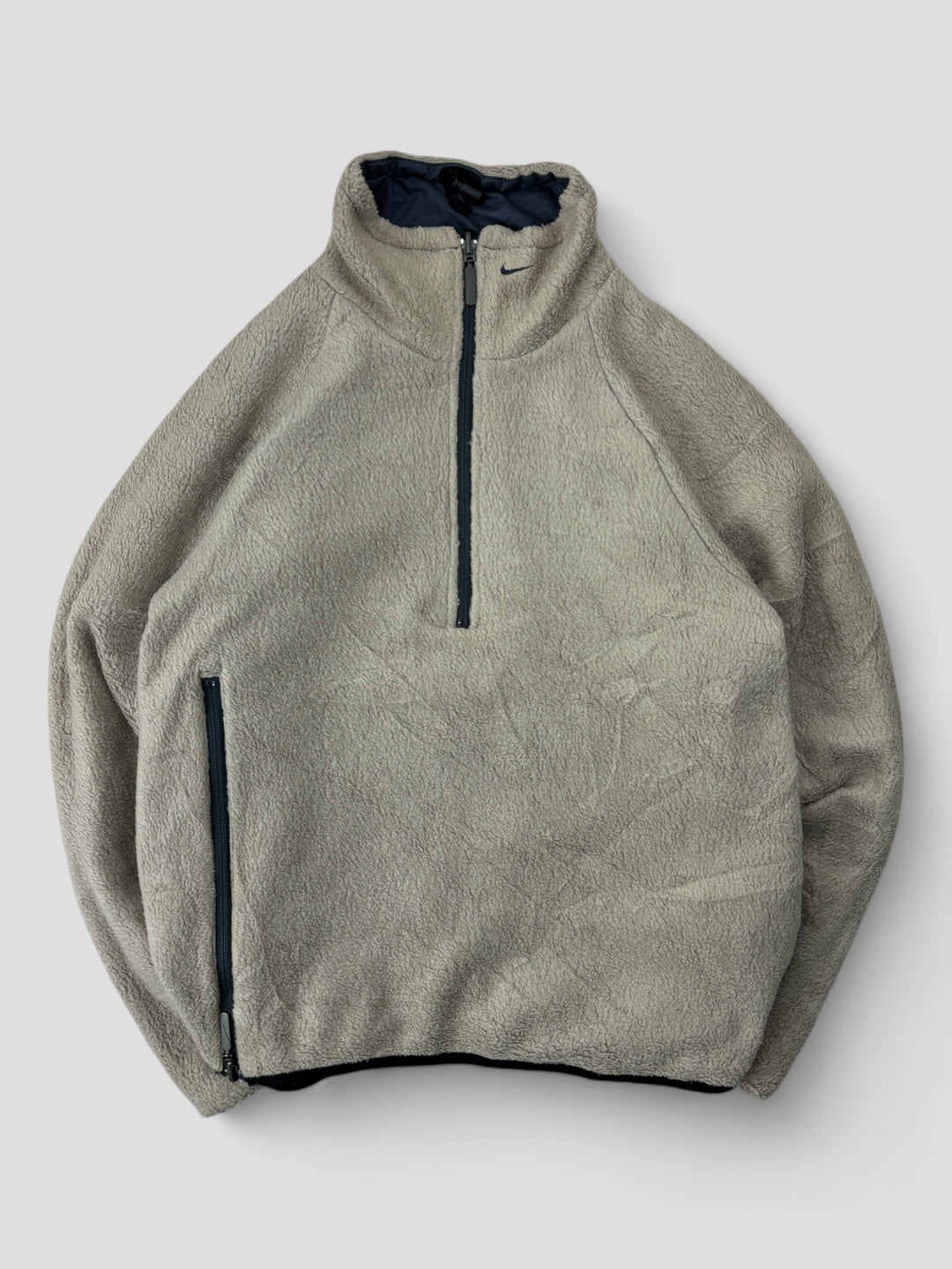 Vintage Nike Reversible Fleece Sweater, second hand nike pullover