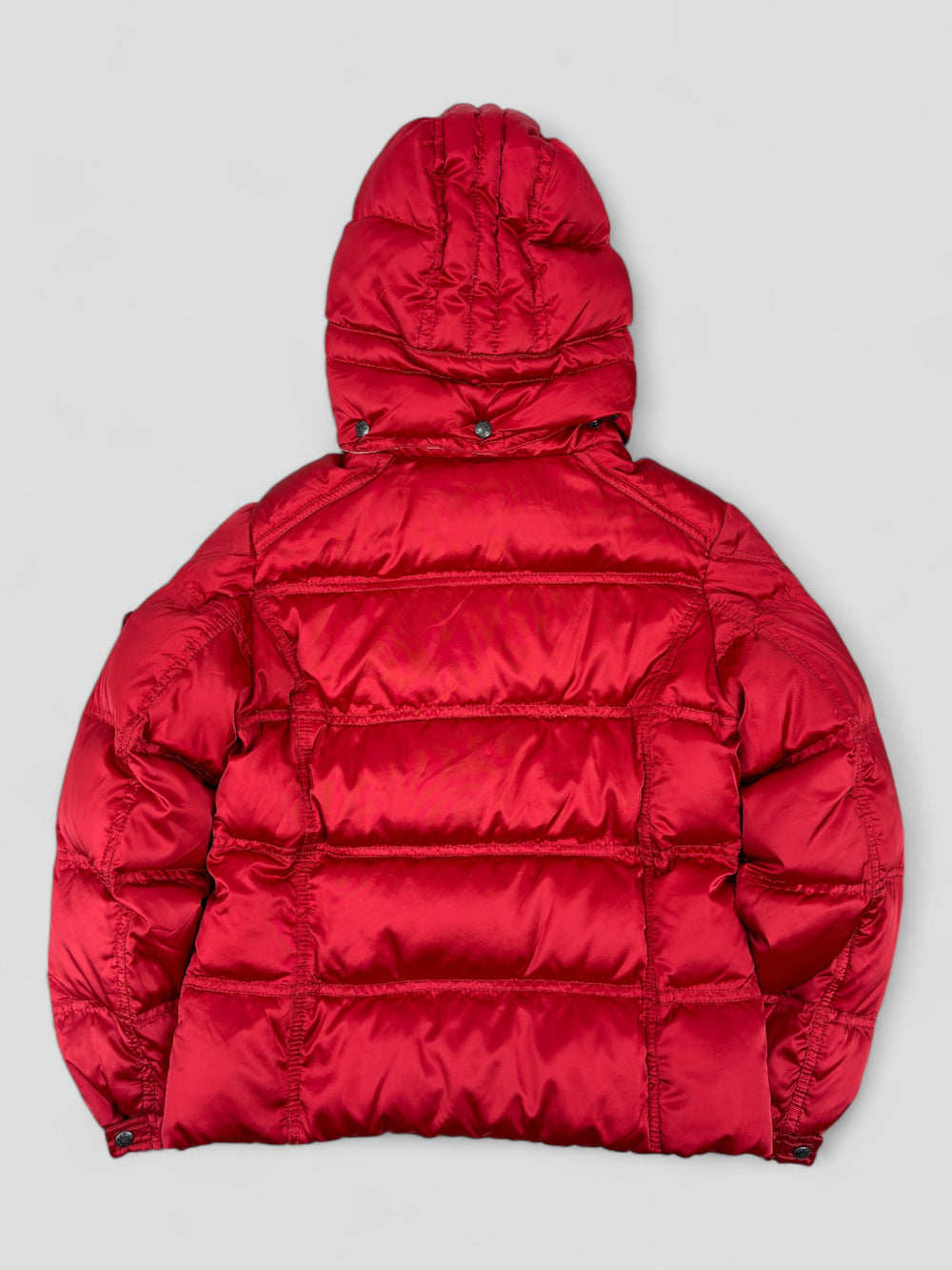 Vintage Prada Puffer Jacket Red, Rote Second Hand Prada Jacke