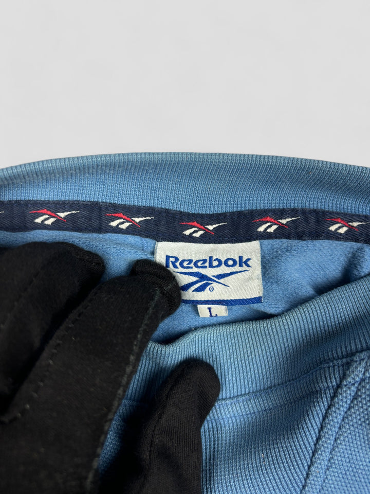 Vintage Reebok Sweater blue, blauer second hand pullover