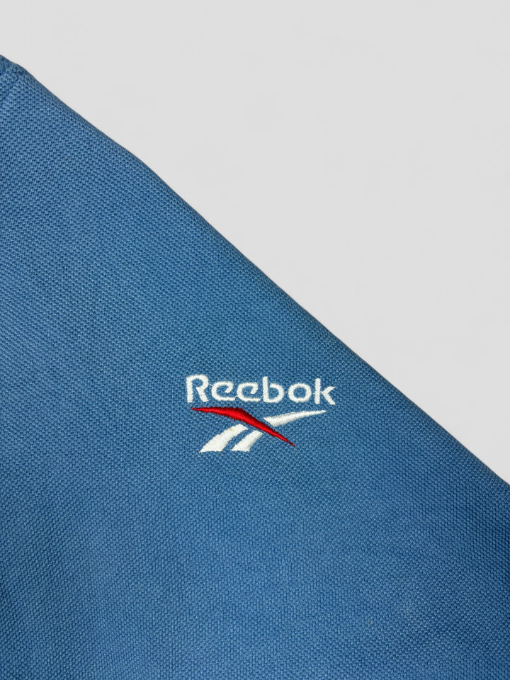 Vintage Reebok Sweater blue, blauer second hand pullover