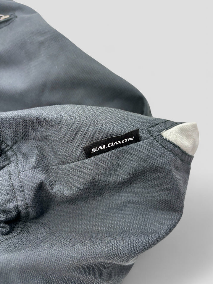 Vintage Salomon Herren Jacke schwarz weiß, second hand salomon tactical jacket men white