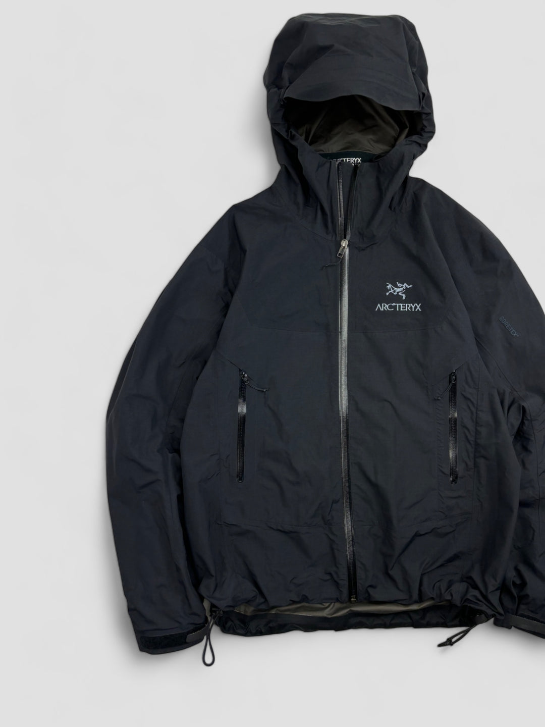 Vintage arcteryx herren outdoor jacke schwarz, second hand arcteryx outdoor jacket black men