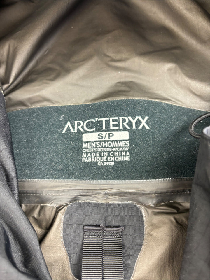 Vintage arcteryx herren outdoor jacke schwarz, second hand arcteryx outdoor jacket black men