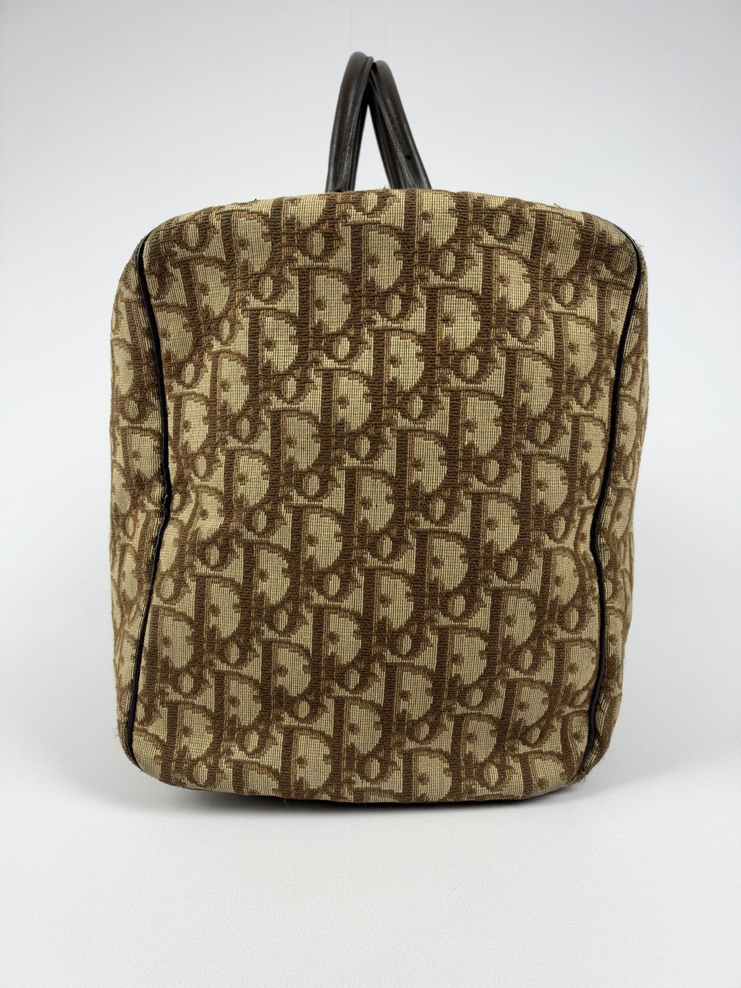 Dior Trotter Canvas Boston Bag 40 in Beige/Braun, Detailansicht 1