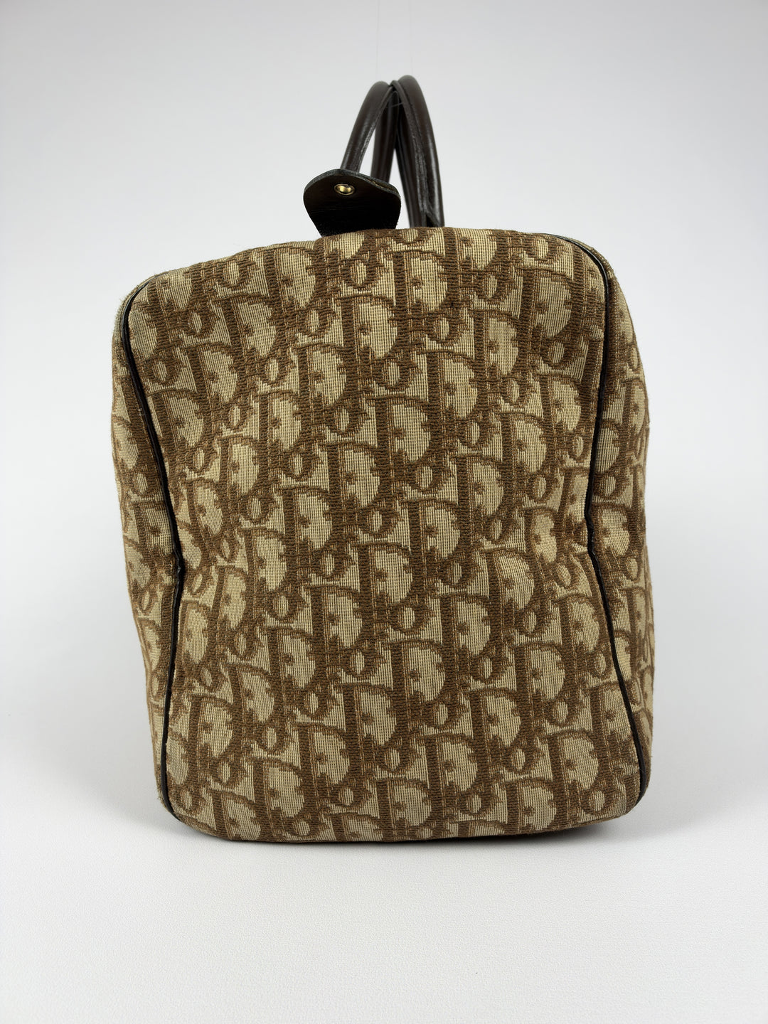 Dior Trotter Canvas Boston Bag 40 in Beige/Braun, Detailansicht 3