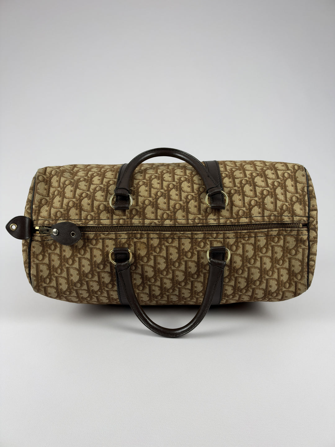 Dior Trotter Canvas Boston Bag 40 in Beige/Braun, Detailansicht 4