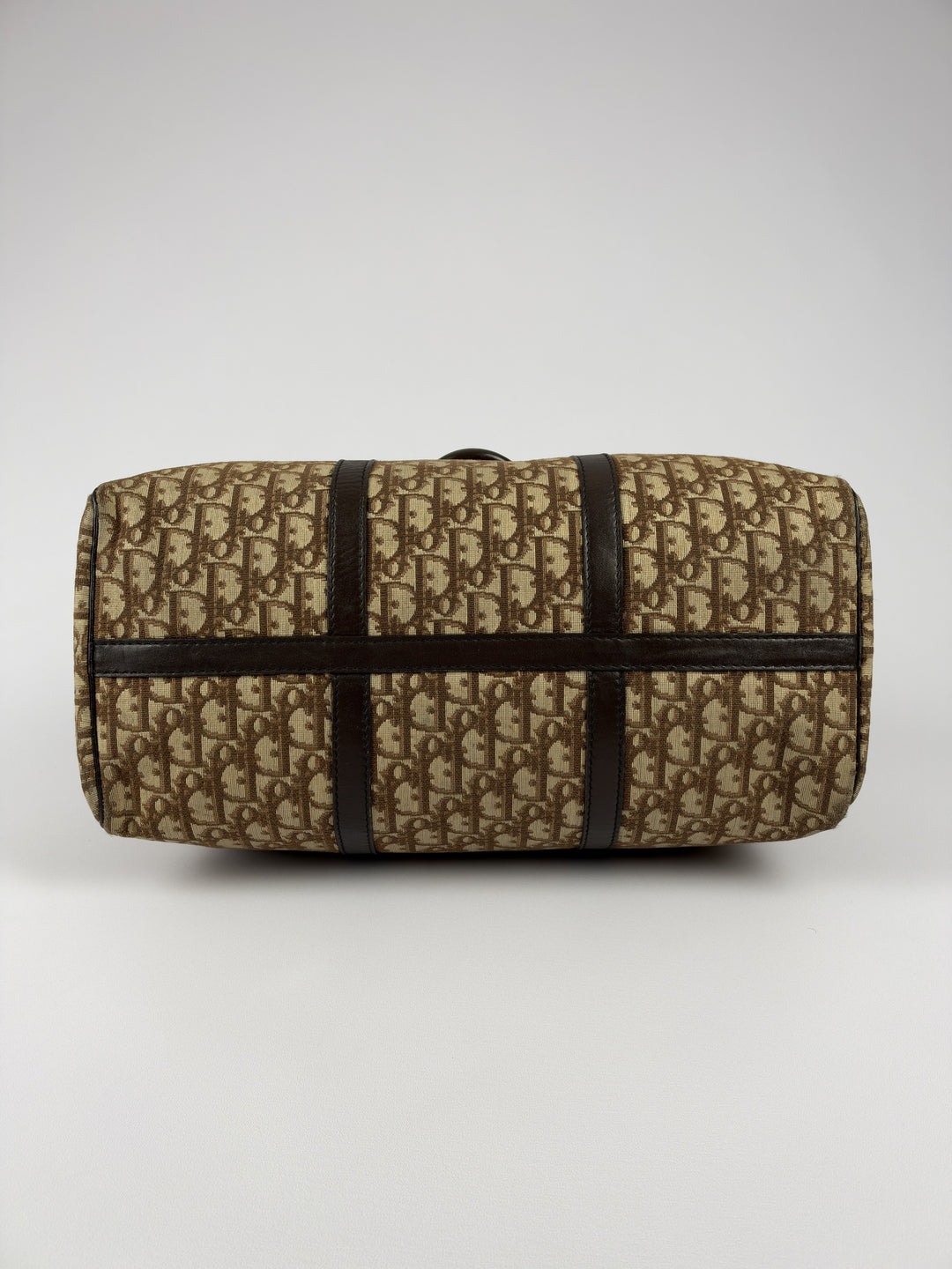 Dior Trotter Canvas Boston Bag 40 in Beige/Braun, Detailansicht 5
