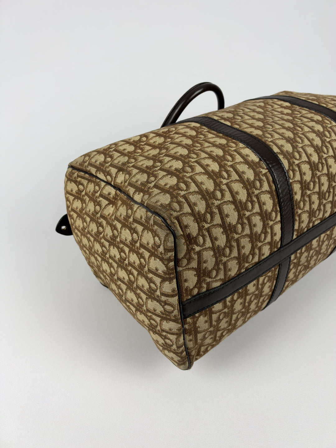 Dior Trotter Canvas Boston Bag 40 in Beige/Braun, Detailansicht 6