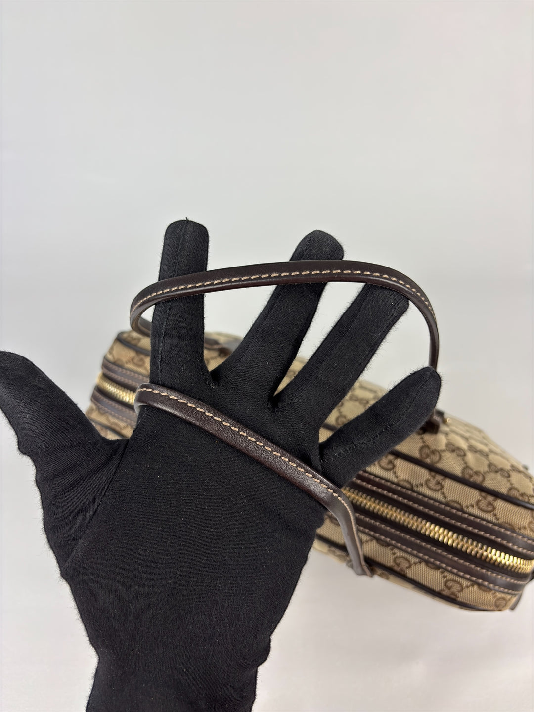 Gucci Vintage "1973" Boston Bag mit Interlocking-G Schultertasche / Baguette
