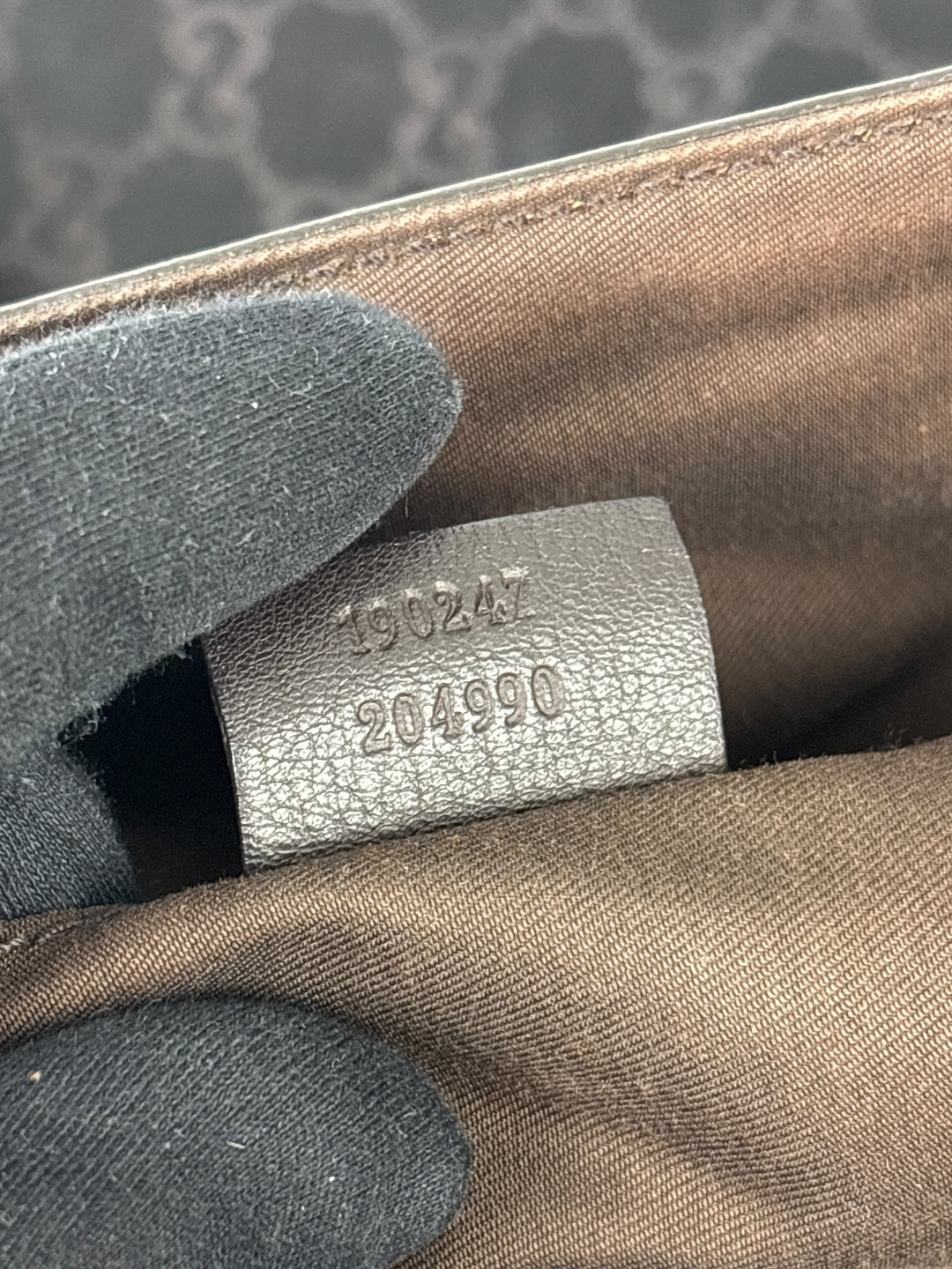 Gucci Abbey Segeltuch Handtaschen