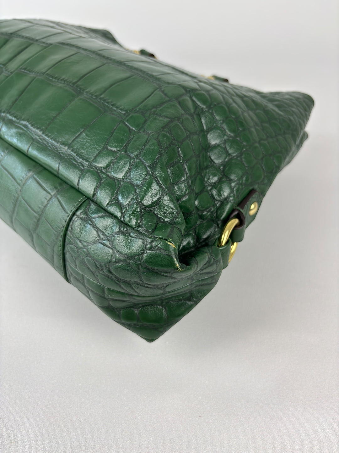 Coach Ashley Carryall Shoulderbag – Kroko-Präge-Leder (Croc-Embossed)