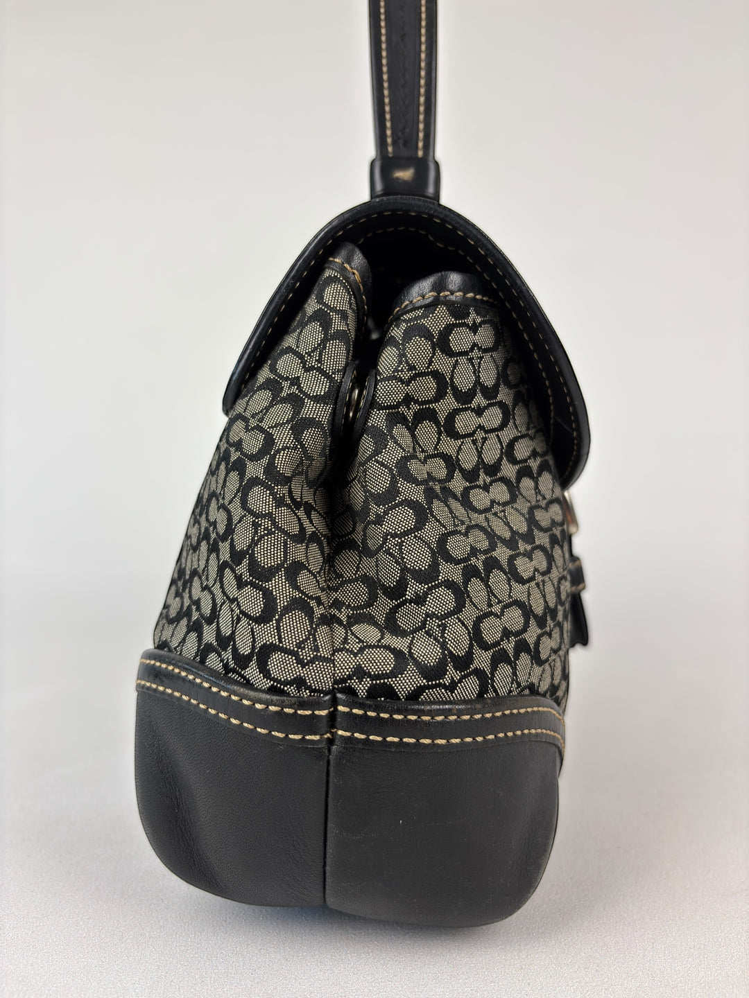 Coach Mini Signature Buckle Satchel (Doktortaschen-Silhouette)