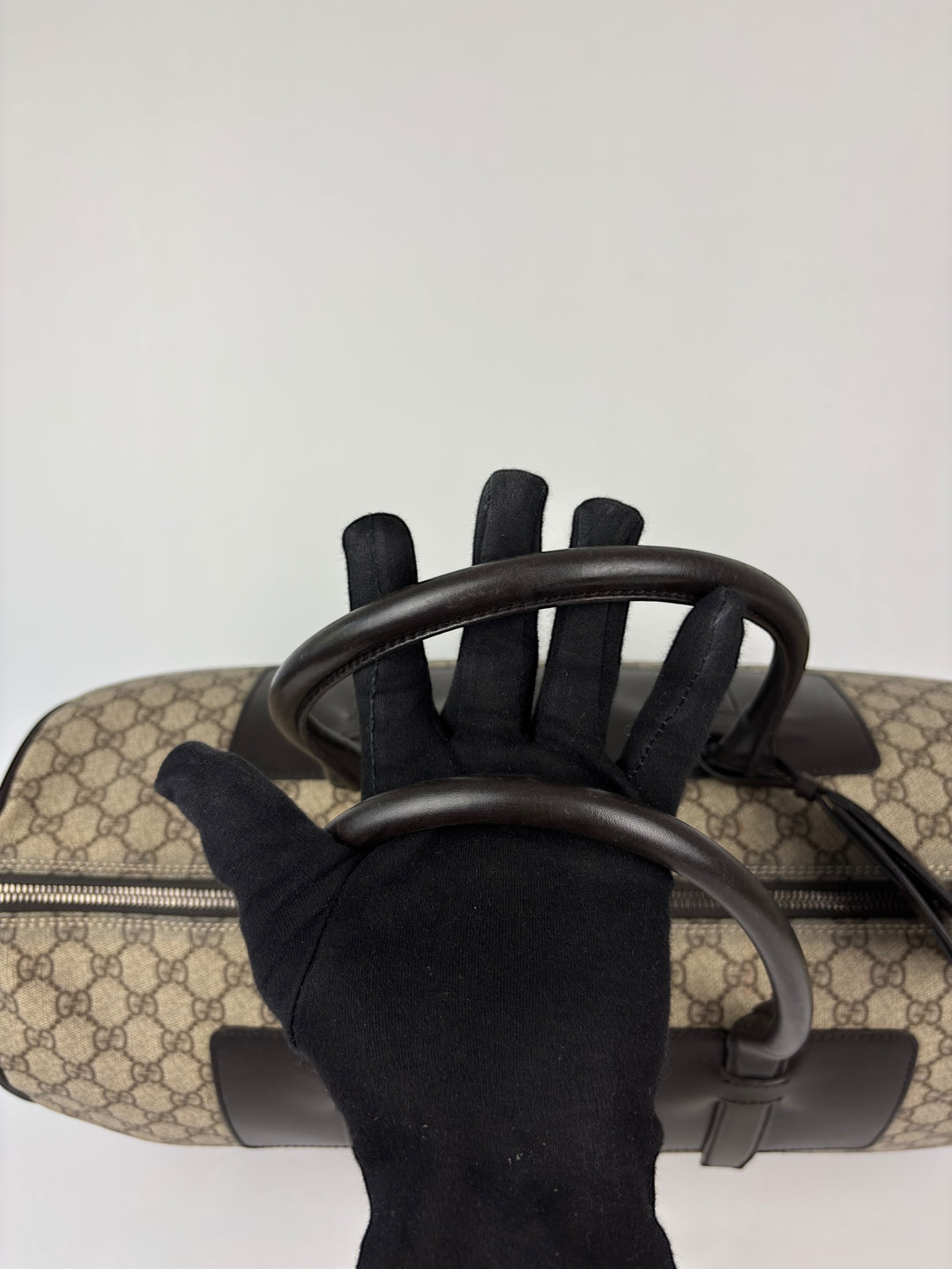 Gucci GG Supreme Boston Travel Bag / Duffle Bag