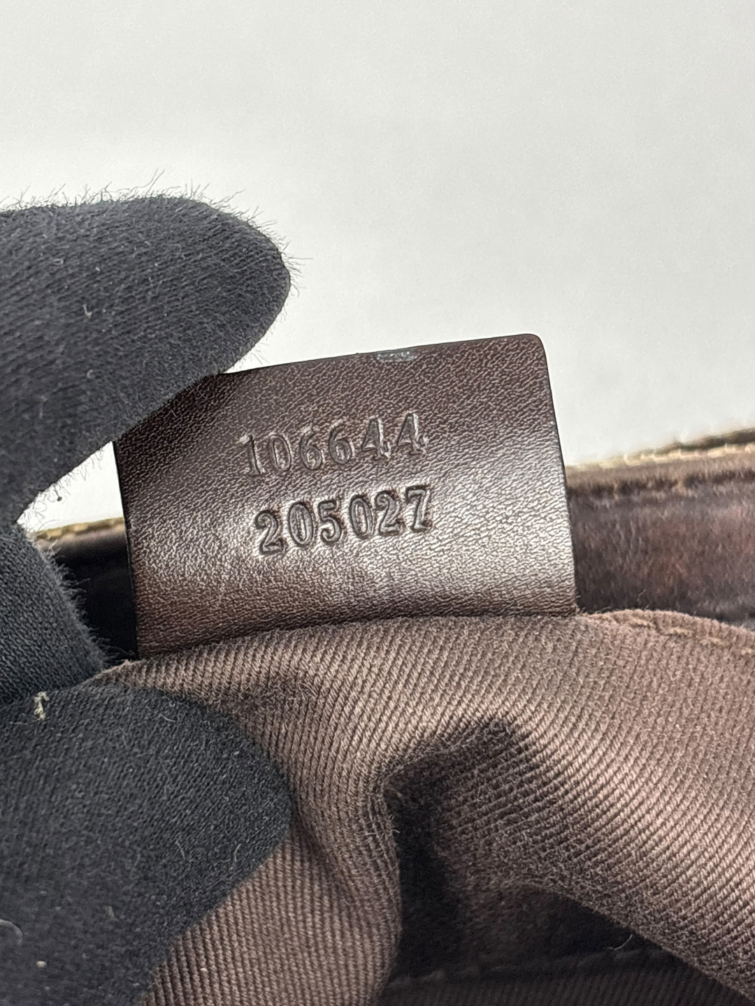 Gucci Abbey Segeltuch Handtaschen
