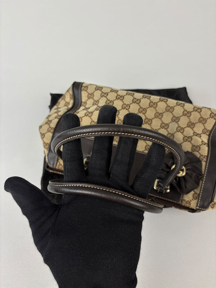 Gucci Abbey Segeltuch Handtaschen