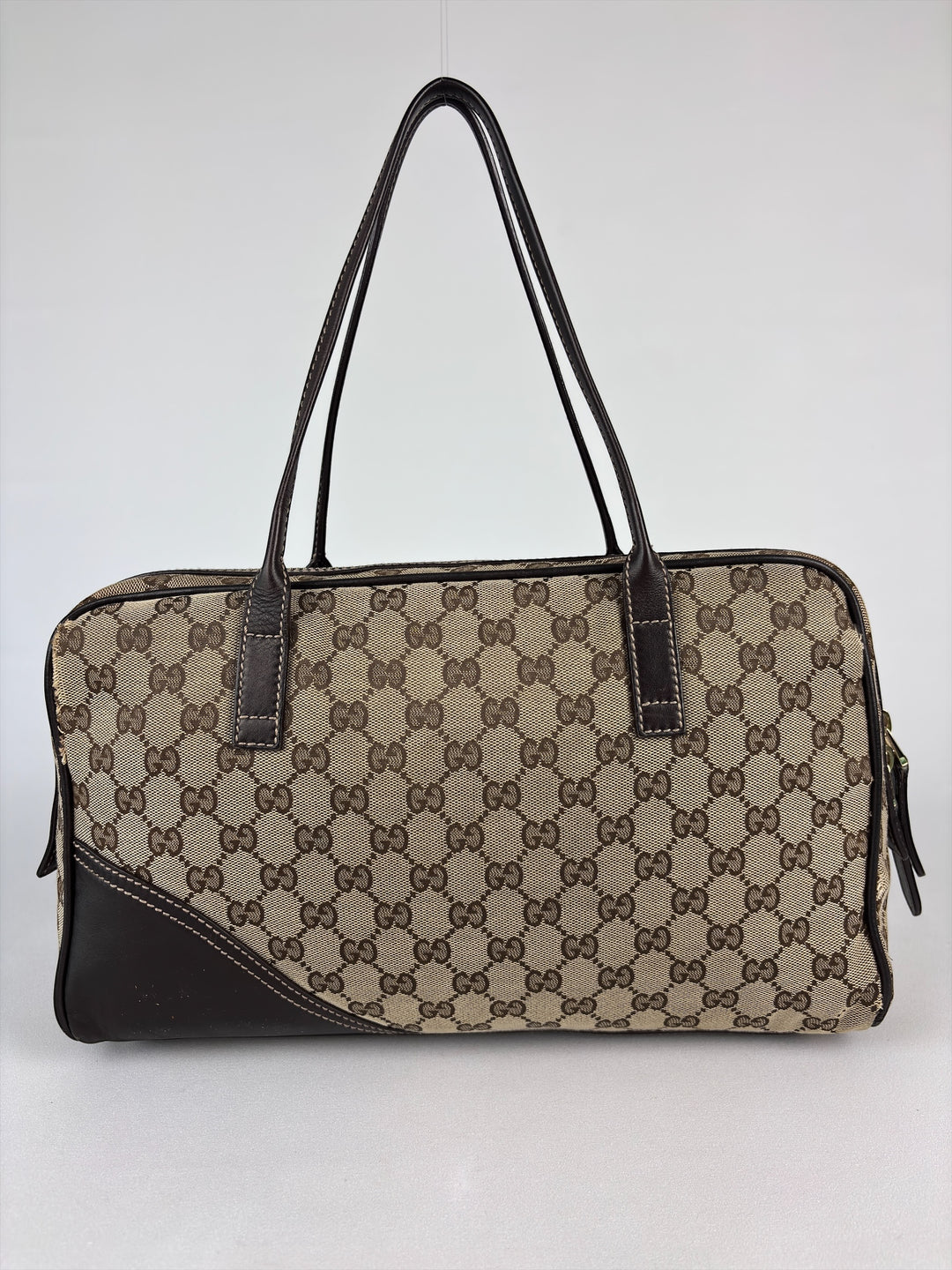 Gucci Vintage "1973" Boston Bag mit Interlocking-G Schultertasche / Baguette