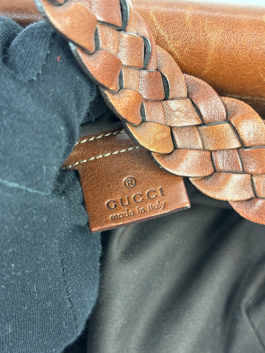 Gucci Medium GG Canvas Horsebit Shoulder Bag / Hobo
