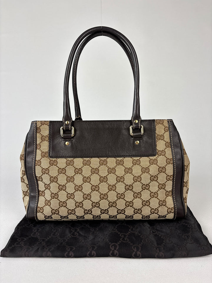 Gucci Abbey Segeltuch Handtaschen