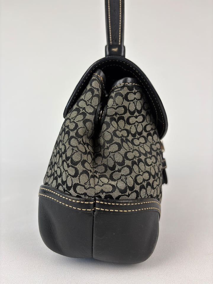 Coach Mini Signature Buckle Satchel (Doktortaschen-Silhouette)