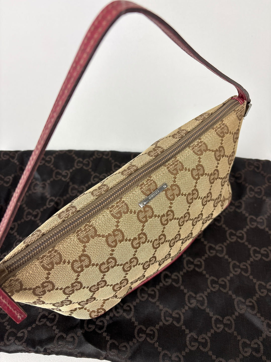 Gucci Abbey Segeltuch Handtaschen