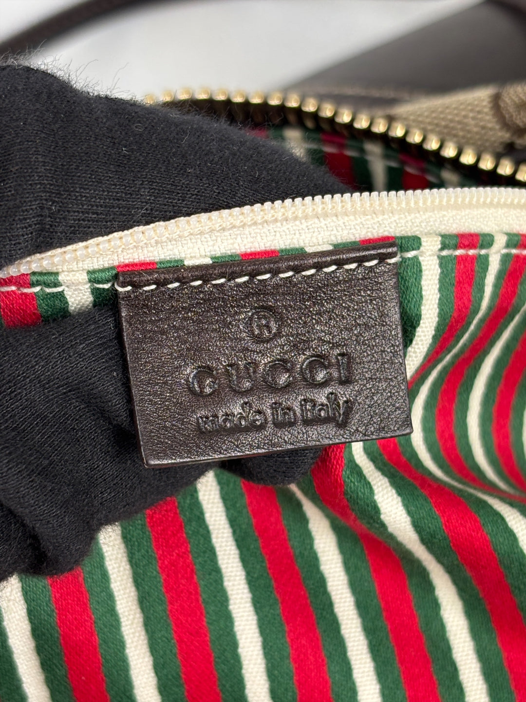 Gucci Vintage "1973" Boston Bag mit Interlocking-G Schultertasche / Baguette