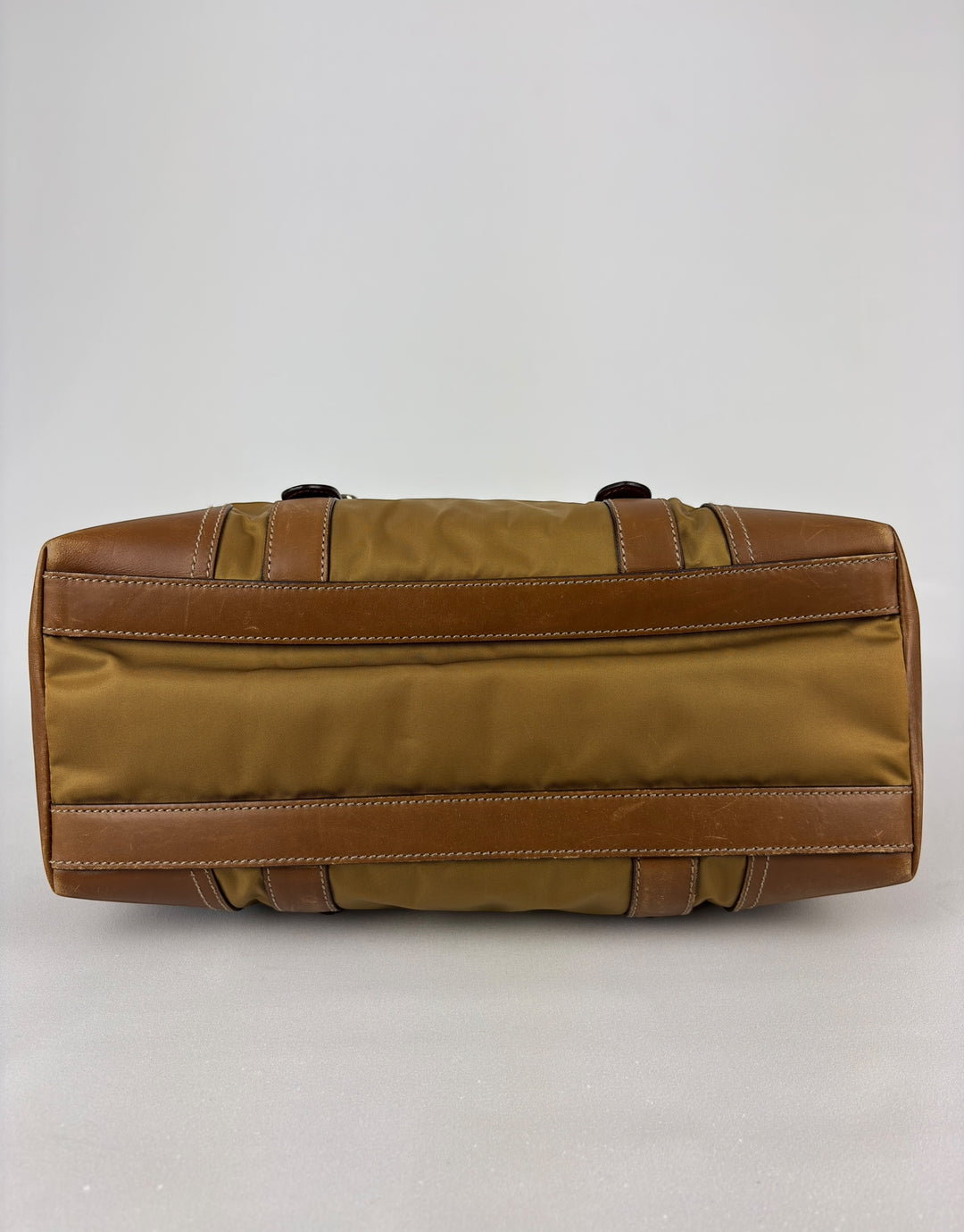 Prada Vitello Trim Tessuto Nylon Shoulder Bag / Schultertasche
