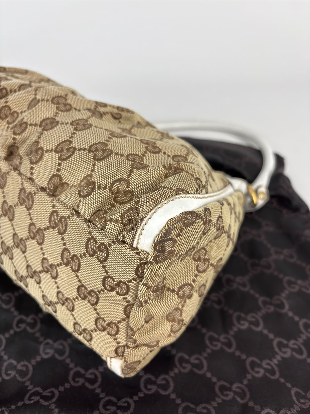 Gucci Vintage Abbey D-Ring Hobo Bag
