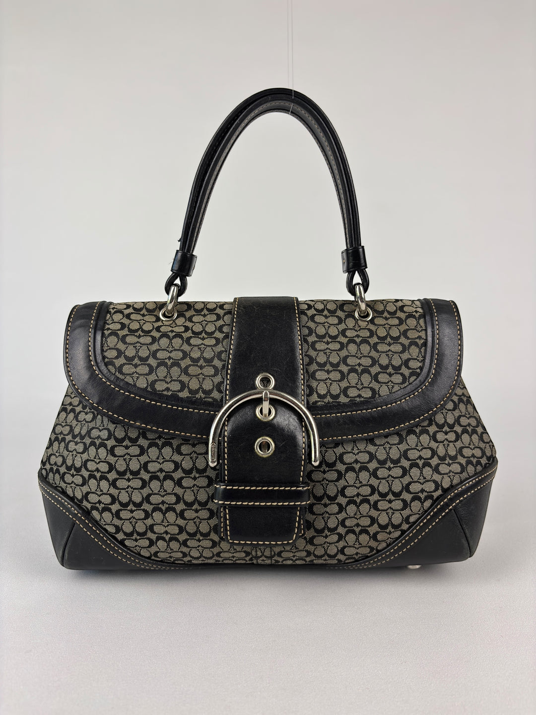 Coach Mini Signature Buckle Satchel (Doktortaschen-Silhouette)