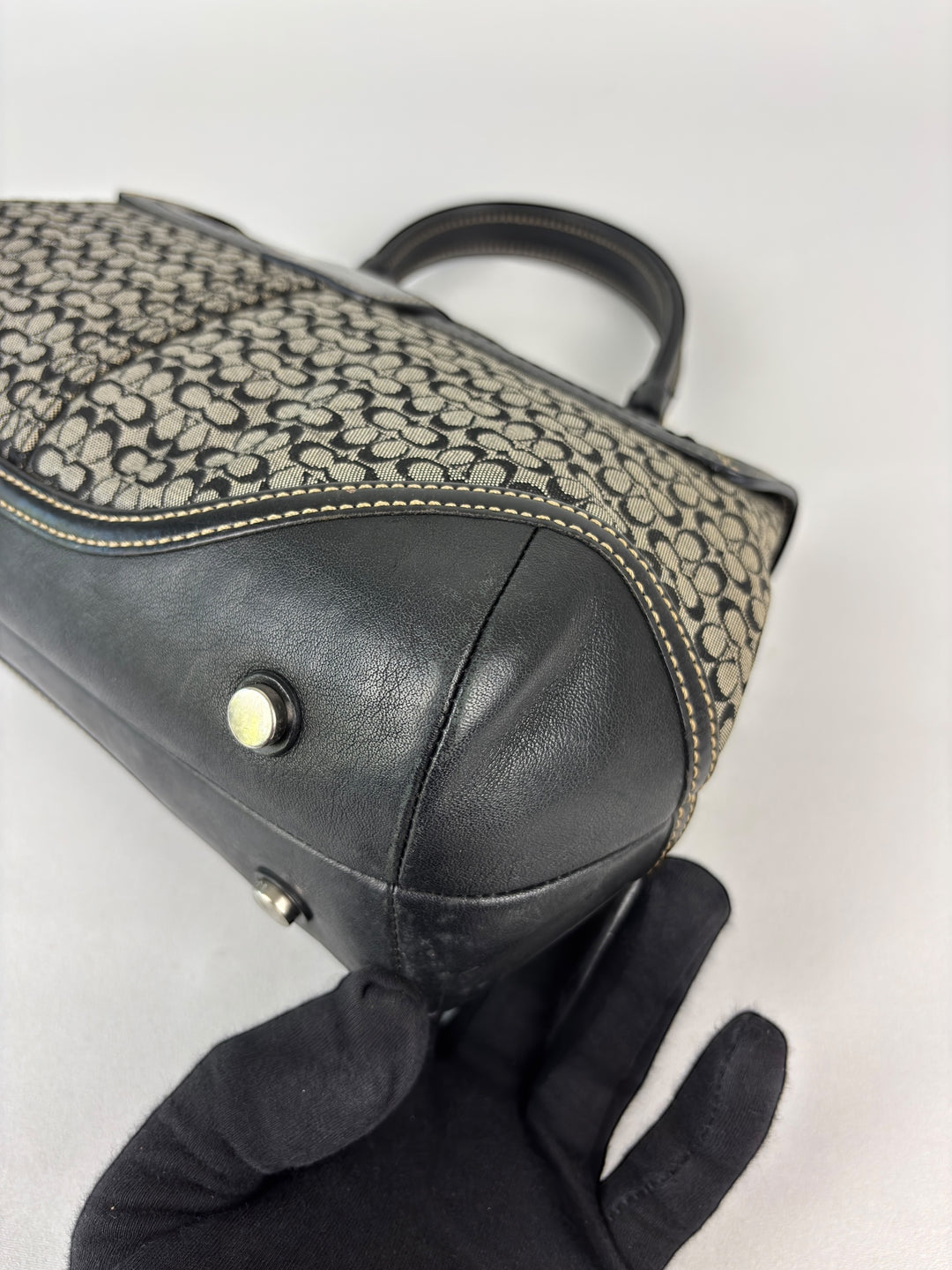 Coach Mini Signature Buckle Satchel (Doktortaschen-Silhouette)